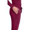 Healing Hands Women’s Jogger Scrub Pant 7 Pockets Elastic Drawstring, with Moisture Wicking & 2-Way Stretch Technology – 9244(Wine)