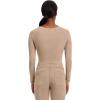 Healing Hands Women’s Underscrub Soft Knit Melissa Longsleeve Scrub Tee with Breathable & Easy Care Fabric 5047(Desert Taupe)