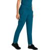 Healing Hands Womens Yoga Scrubs Pant 6 Pocket HH360 9155 Naomi Athleisure Scrub Yoga Pant for Women(Caribbean)