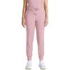 Healing Hands Joggers Scrub Pants for Women Mid-Rise Bottoms with Bekah Drawstring HH155(Pink Pearl)