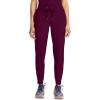 Healing Hands Joggers Scrub Pants for Women Mid-Rise Bottoms with Bekah Drawstring HH155(Wine)