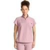 Healing Hands Scrubs for Women Scrub Top with Zip Stand Collar 360° Stretch HH752(Pink Pearl)