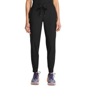 Healing Hands Joggers Scrub Pants for Women Mid-Rise Bottoms with Bekah Drawstring HH155(Black)