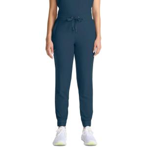 Healing Hands Joggers Scrub Pants for Women Mid-Rise Bottoms with Bekah Drawstring HH155(Caribbean Blue)