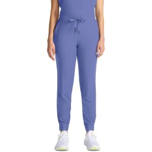 Healing Hands Joggers Scrub Pants for Women Mid-Rise Bottoms with Bekah Drawstring HH155(Ceil)