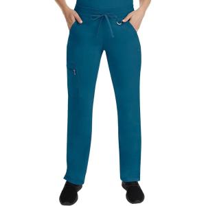 Healing Hands Scrub Pants for Women Tamara Pant with 6 Pockets, Reversible Drawstring, and 2-Way Stretch Fabric 9181(Caribbean)