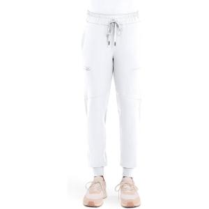 Healing Hands Women’s Scrub Jogger Pant Naya with 6 Pockets, Moisture Wicking, 360° Stretch & Recycled Fibers – 9156(White)