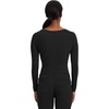 Healing Hands Underscrub Long Sleeve Women Knits Scrub Tops | Soft Cotton Blend Knit, Breathable Stretch Comfort, Machine Wash, Easy Care Fabric, Ideal For Layering Under Scrubs(Black)