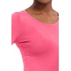Healing Hands Underscrub Long Sleeve Women Knits Scrub Tops | Soft Cotton Blend Knit, Breathable Stretch Comfort, Machine Wash, Easy Care Fabric, Ideal For Layering Under Scrubs(Carnation Pink)