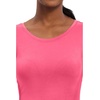 Healing Hands Underscrub Long Sleeve Women Knits Scrub Tops | Soft Cotton Blend Knit, Breathable Stretch Comfort, Machine Wash, Easy Care Fabric, Ideal For Layering Under Scrubs(Carnation Pink)