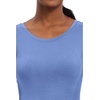 Healing Hands Underscrub Long Sleeve Women Knits Scrub Tops | Soft Cotton Blend Knit, Breathable Stretch Comfort, Machine Wash, Easy Care Fabric, Ideal For Layering Under Scrubs(Ceil Blue)