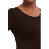 Healing Hands Underscrub Long Sleeve Women Knits Scrub Tops | Soft Cotton Blend Knit, Breathable Stretch Comfort, Machine Wash, Easy Care Fabric, Ideal For Layering Under Scrubs(Dark Chocolate)