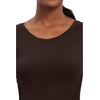 Healing Hands Underscrub Long Sleeve Women Knits Scrub Tops | Soft Cotton Blend Knit, Breathable Stretch Comfort, Machine Wash, Easy Care Fabric, Ideal For Layering Under Scrubs(Dark Chocolate)