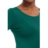Healing Hands Underscrub Long Sleeve Women Knits Scrub Tops | Soft Cotton Blend Knit, Breathable Stretch Comfort, Machine Wash, Easy Care Fabric, Ideal For Layering Under Scrubs(Hunter)