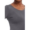 Healing Hands Underscrub Long Sleeve Women Knits Scrub Tops | Soft Cotton Blend Knit, Breathable Stretch Comfort, Machine Wash, Easy Care Fabric, Ideal For Layering Under Scrubs(Pewter)