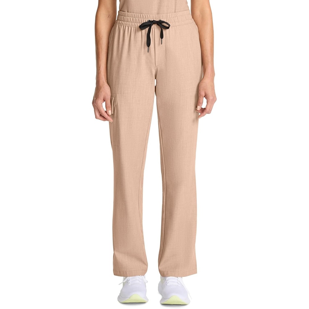 image:imageHealing Hands Quest Scrub Pants for Women Straight Leg DrawstringDesert Taupe