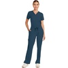 Healing Hands Quest Scrub Pants for Women Straight Leg Drawstring(Caribbean Blue)