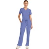 Healing Hands Quest Scrub Pants for Women Straight Leg Drawstring(Ceil)