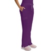 Healing Hands Quest Scrub Pants for Women Straight Leg Drawstring(Eggplant)