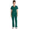 Healing Hands Quest Scrub Pants for Women Straight Leg Drawstring(Hunter)