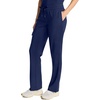 Healing Hands Quest Scrub Pants for Women Straight Leg Drawstring(Navy)