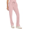 Healing Hands Quest Scrub Pants for Women Straight Leg Drawstring(Pink Pearl)