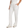 Healing Hands Quest Scrub Pants for Women Straight Leg Drawstring(White Gardenia)
