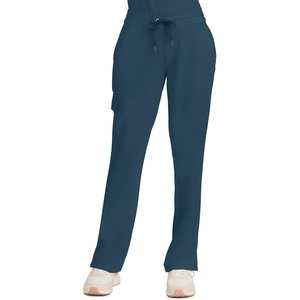 Healing Hands Quest Scrub Pants for Women Straight Leg Drawstring(Caribbean Blue)