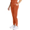 Healing Hands Quest Scrub Pants for Women Jogger Drawstring Mid Rise(Warm Sunrise)