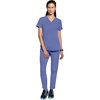 Healing Hands Skyler Scrubs for Women V Neck Top Slim Fit 2 Pockets(Ceil)