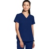 Healing Hands Skyler Scrubs for Women V Neck Top Slim Fit 2 Pockets(Navy)