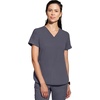 Healing Hands Skyler Scrubs for Women V Neck Top Slim Fit 2 Pockets(Pewter)
