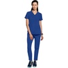 Healing Hands Skyler Scrubs for Women V Neck Top Slim Fit 2 Pockets(Royal)