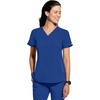 Healing Hands Skyler Scrubs for Women V Neck Top Slim Fit 2 Pockets(Royal)