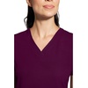 Healing Hands Skyler Scrubs for Women V Neck Top Slim Fit 2 Pockets(Wine)