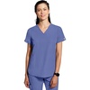 Healing Hands Skyler Scrubs for Women V Neck Top Slim Fit 2 Pockets(Ceil)